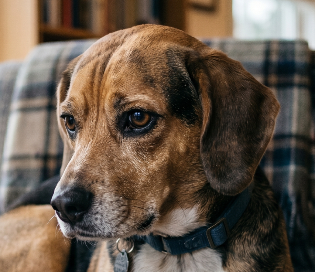 worried dog