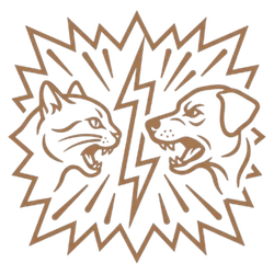 pet-behavior-conflict icon